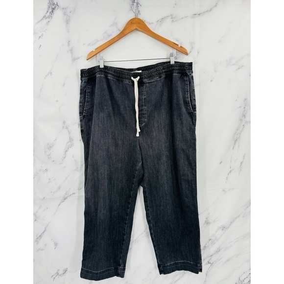 Free Assembly Classic Denim Joggers - Washed Black - Picture 3 of 7